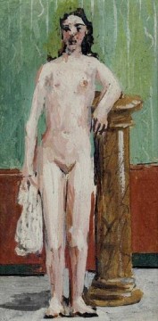 Pablo Picasso Painting - Desnudo de pie cubismo de 1920 Pablo Picasso